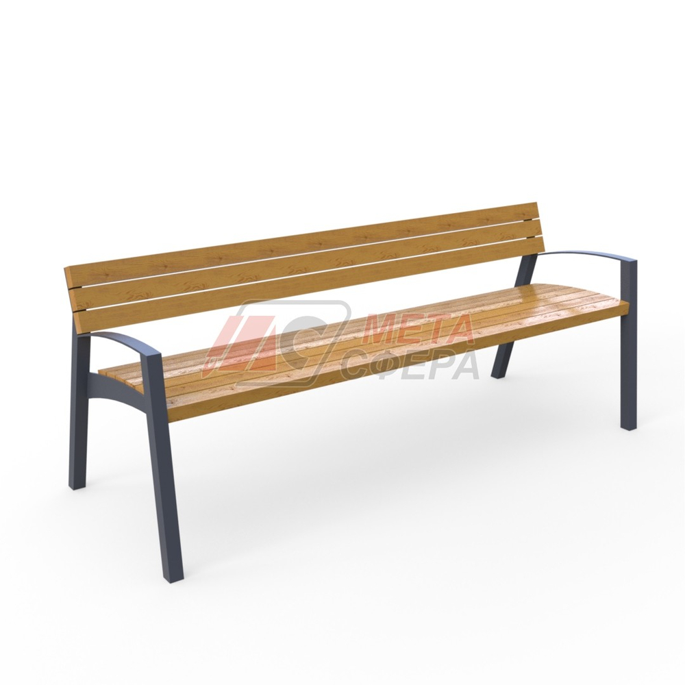 Скамейка VERA SOLO с подлокотниками