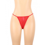 Пояс на высокой посадке с ремешками для чулок Floral Lace красные (XS-S)