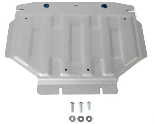 Защита картера Rival (часть 2) для Lexus LX III (V - 5.7) 2007-2015/Lexus LX III рестайлинг (V - 4.5D; 5.7) 2015-н.в./Toyota Land Cruiser 200 (V - 4.5D; 4.7) 2007-2012/Toyota Land Cruiser 200 рестайлинг (V - 4.5D; 4.6) 2012-2021 (устанавл-ся совместно с 333.5713.2), штампованная, алюминий 4 мм, с крепежом, 333.5714.2