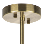 816033 Люстра MODENA 4х40W G9 ЛАТУНЬ/ПРОЗРАЧНЫЙ