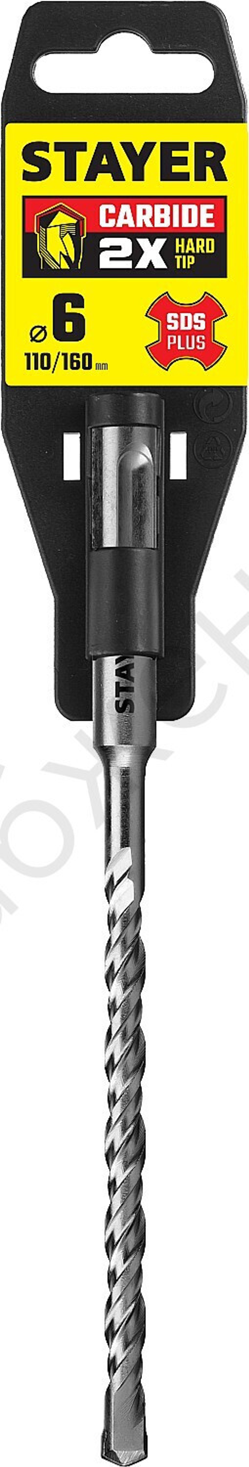 STAYER 6 x 160 мм, SDS-plus бур, Professional (2930-160-06)