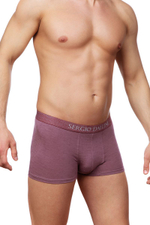 Классические трусы-боксеры из рибана (Размер: XXL) (Цвет: фиолетовый)