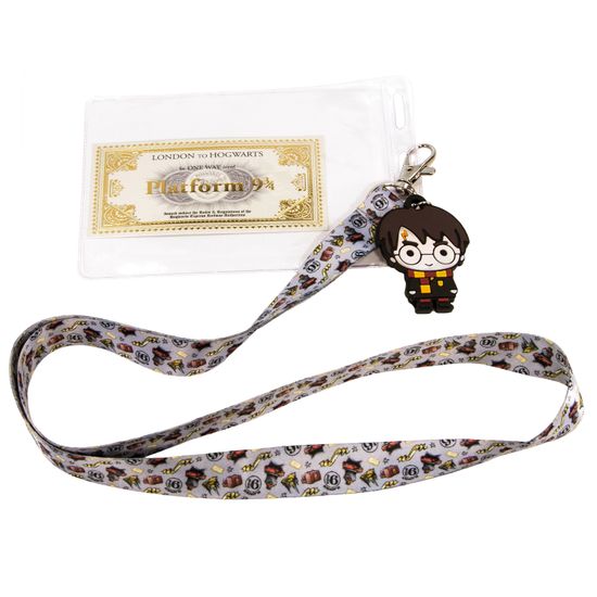 Ланъярд и фигурка Гарри Поттер Паттерн Хагвартс Экспресс NTS001