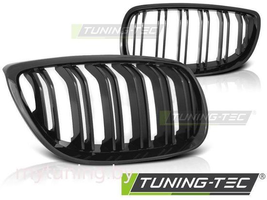 Решетка (ноздри) радиатора GLOSSY BLACK DOUBLE BAR M-LOOK для BMW 3 E92 E93