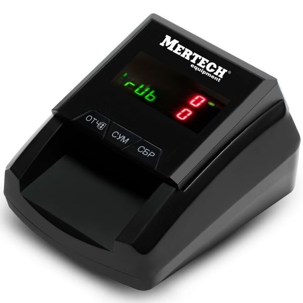 Автоматический детектор банкнот Mertech D-20A Flash Pro, LED, USB, без АКБ, технология Антистокс