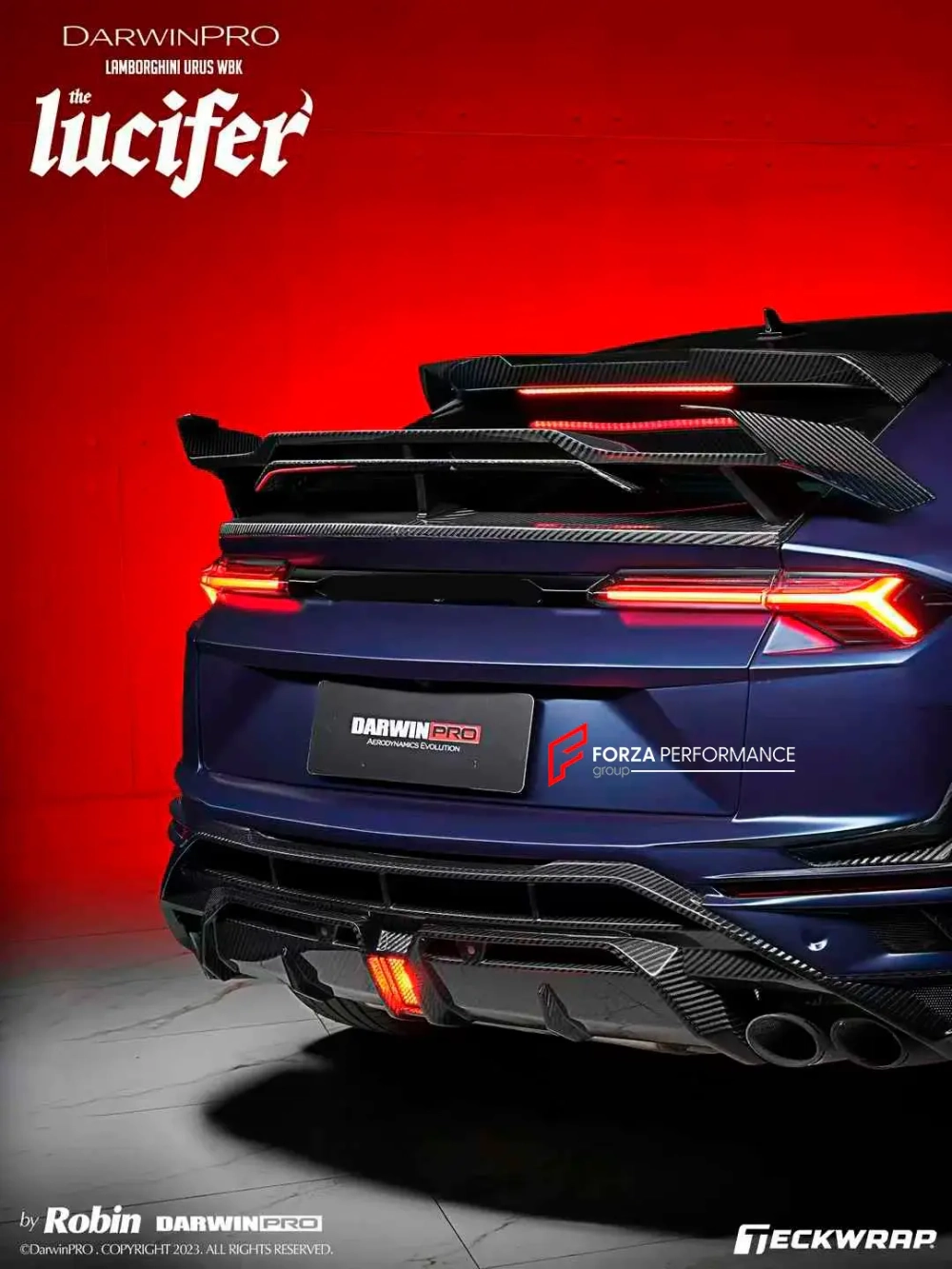 Карбоновый обвес для Lamborghini Urus 2018+ Ламборгини Урус