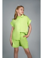 Костюм для девочки летний шорты рубашка