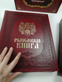 Семейный альбом родословная "Художественная", обложка из искусственной кожи