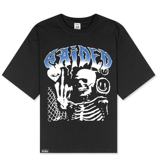 Футболка HAIDED Punk Wall rlxd tee чёрный