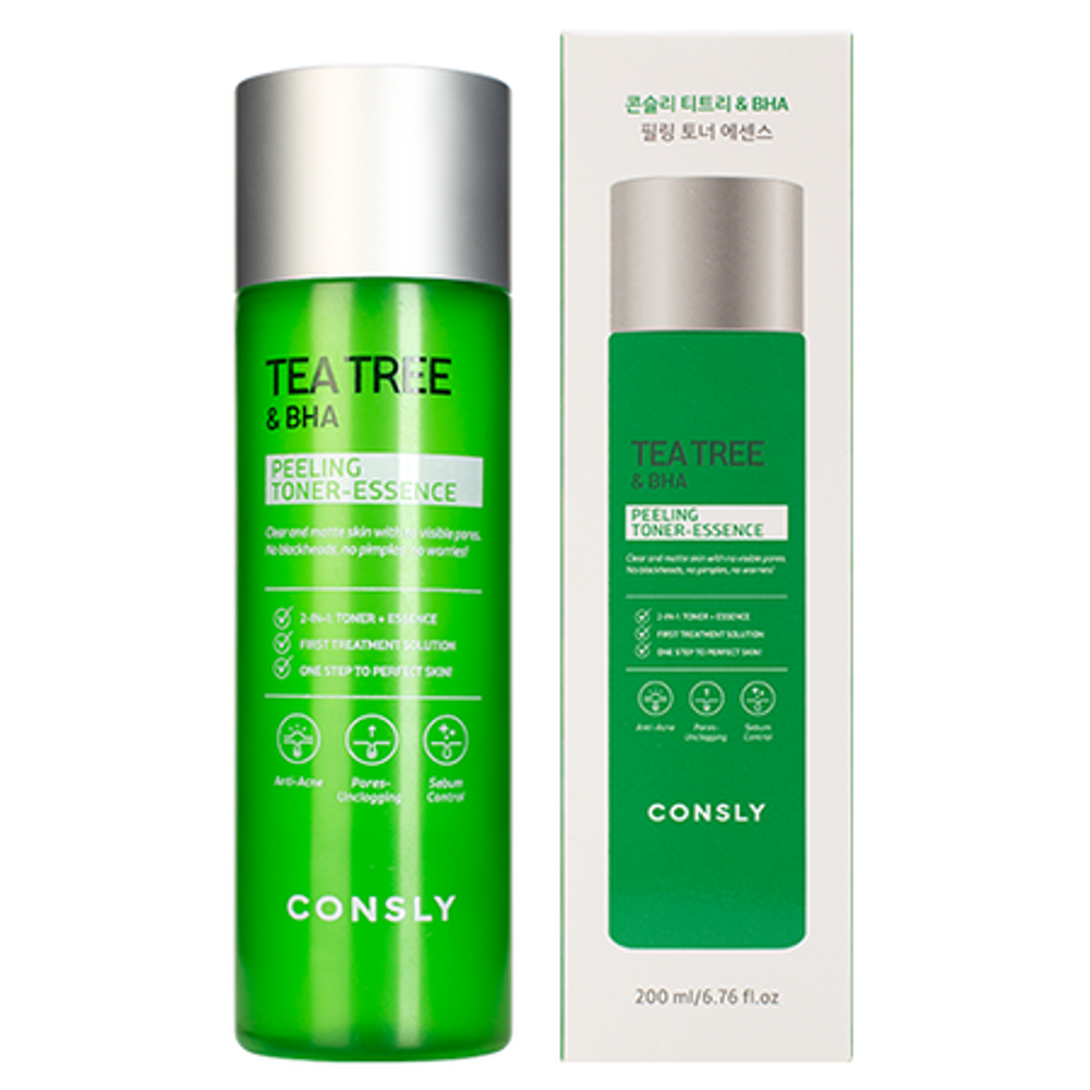 [Consly] Tea tree & BHA peeling - Тонер-эссенция с чайным деревом и салициловой кислотой, 200 мл