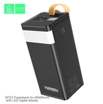 Портативный аккумулятор DENMEN DP23 40000 mAh (черный)
