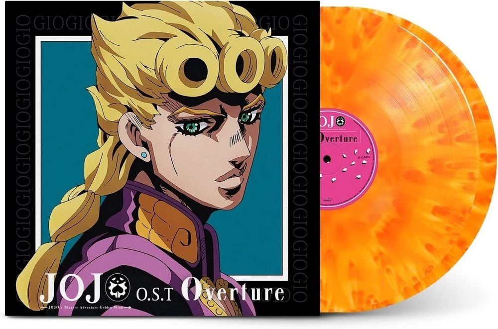 OST - Jojo's Adventure: Golden Wind - Orange & Yellow Marble 2LP, Music by Yugo Kanno