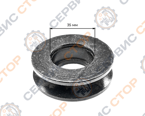 Ролик натяжителя приводного ремня роторной косилки к минитрактору/ мотоблоку ф=35/74 (ш. руч 7/15мм)