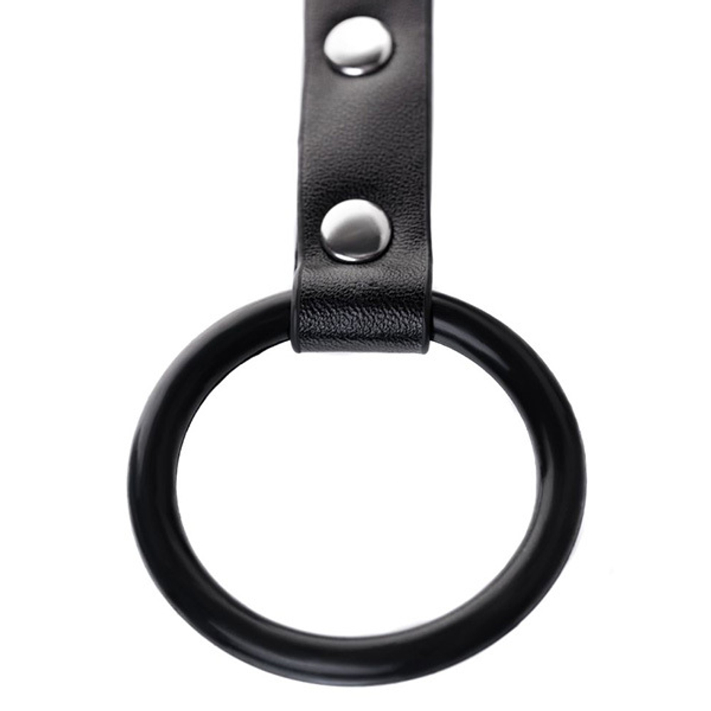 Черно-серебристые зажимы для сосков с кольцом для пениса ToyFa Metal 712050