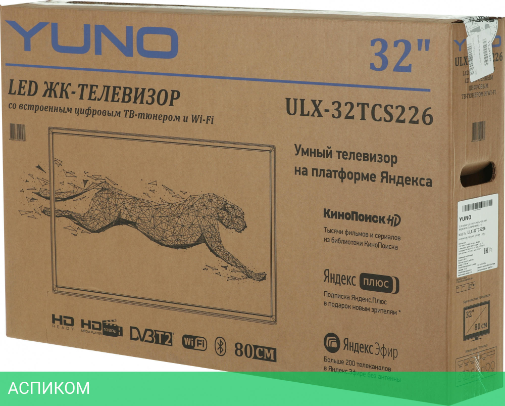 Телевизор LED Yuno 31.5" ULX-32TCS226