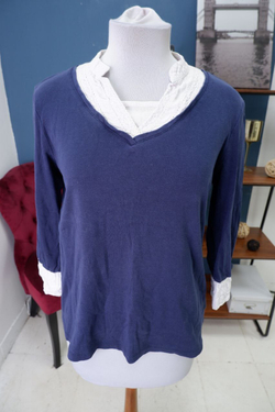 Джемпер Damart комбинированный 46 размер