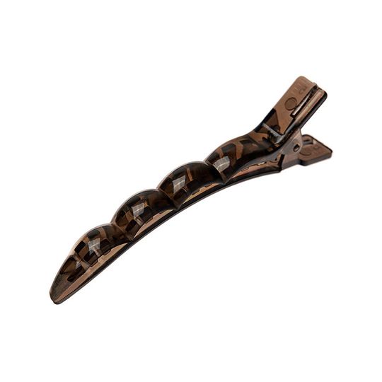 Зажимы для волос Harizma, пластиковые, черные, 10см (h10897-06)