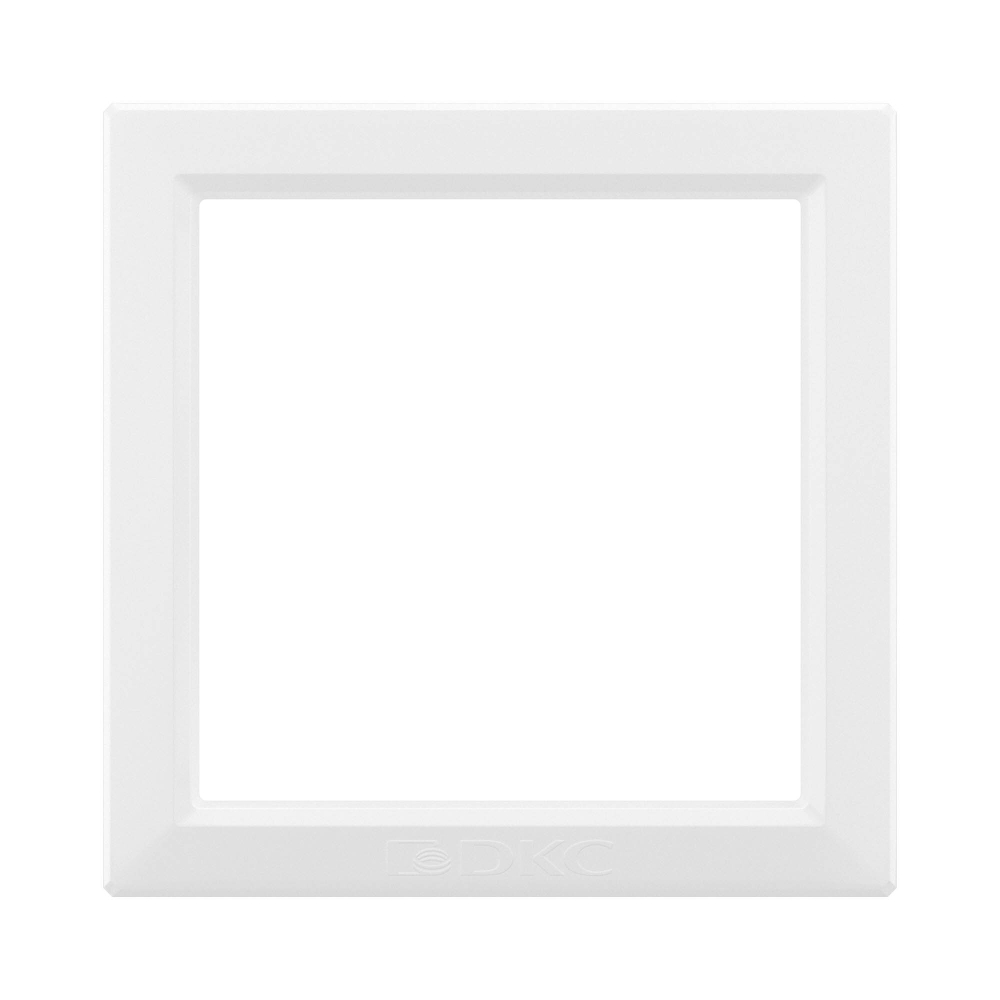 Декоративная вставка для металлических рамок "Avanti", белая, 1 пост (2 мод.)