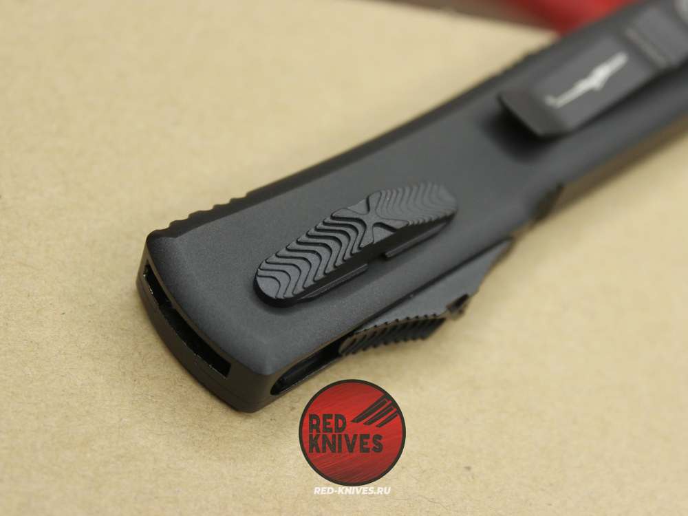 Кнопка черная для ножа Microtech Ultratech серии А+++