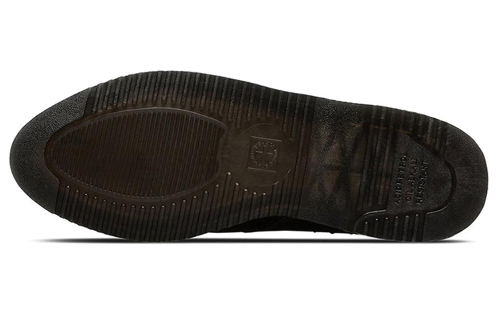 Dr.Martens Casual Leather Shoes Men"s Low top Black/White