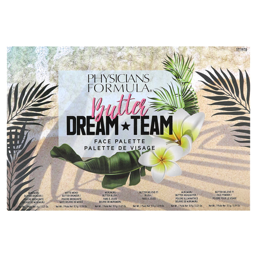 Physicians Formula, Палитра для лица Butter Dream Team, 1 палитра