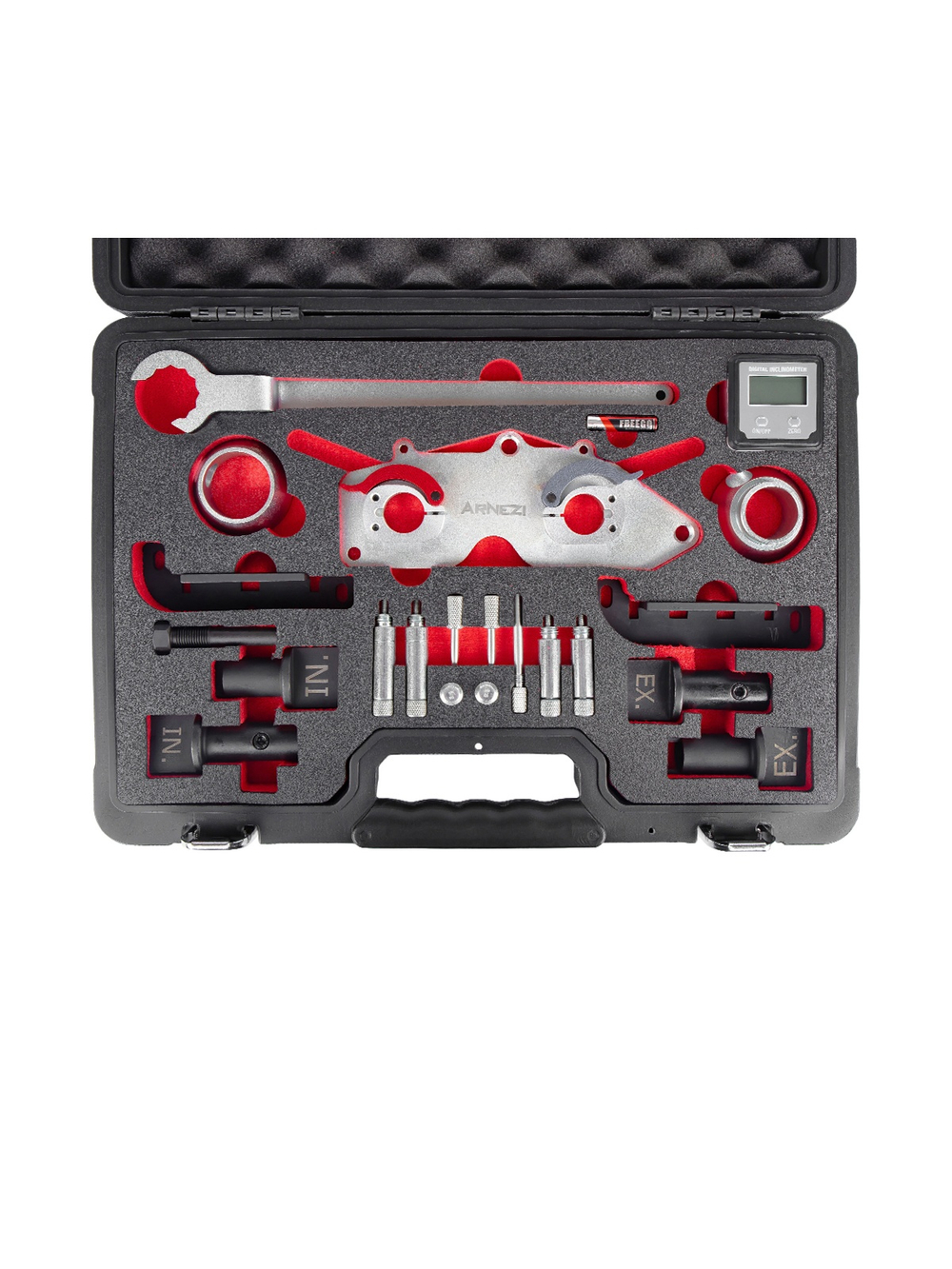 Набор фиксаторов для установки фаз ГРМ VAG TSi с цифровым инклинометром Arnezi R7702158