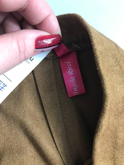 Юбка Angela Ricci замшевая, маркировка 38, визуально на 44 размер