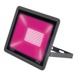 ULF-P42-100W-SPBR IP65 180-260V BLACK Прожектор для растений светодиодный. Спектр для рассады и досвечивания в период роста. Цвет черный. TM Uniel