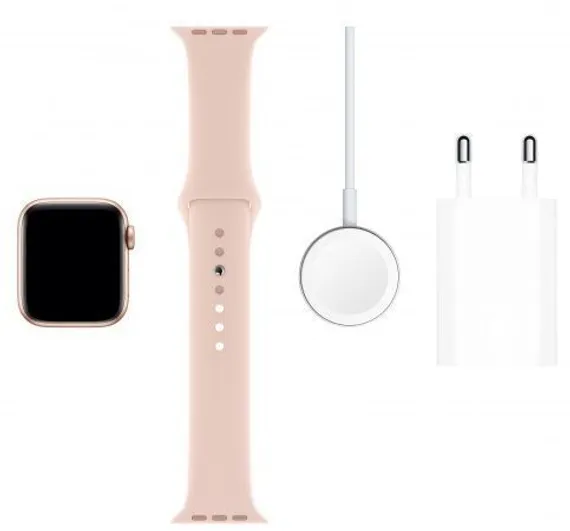 Apple Watch 5 40mm Aluminium Case with Sport Band «розовое золото»