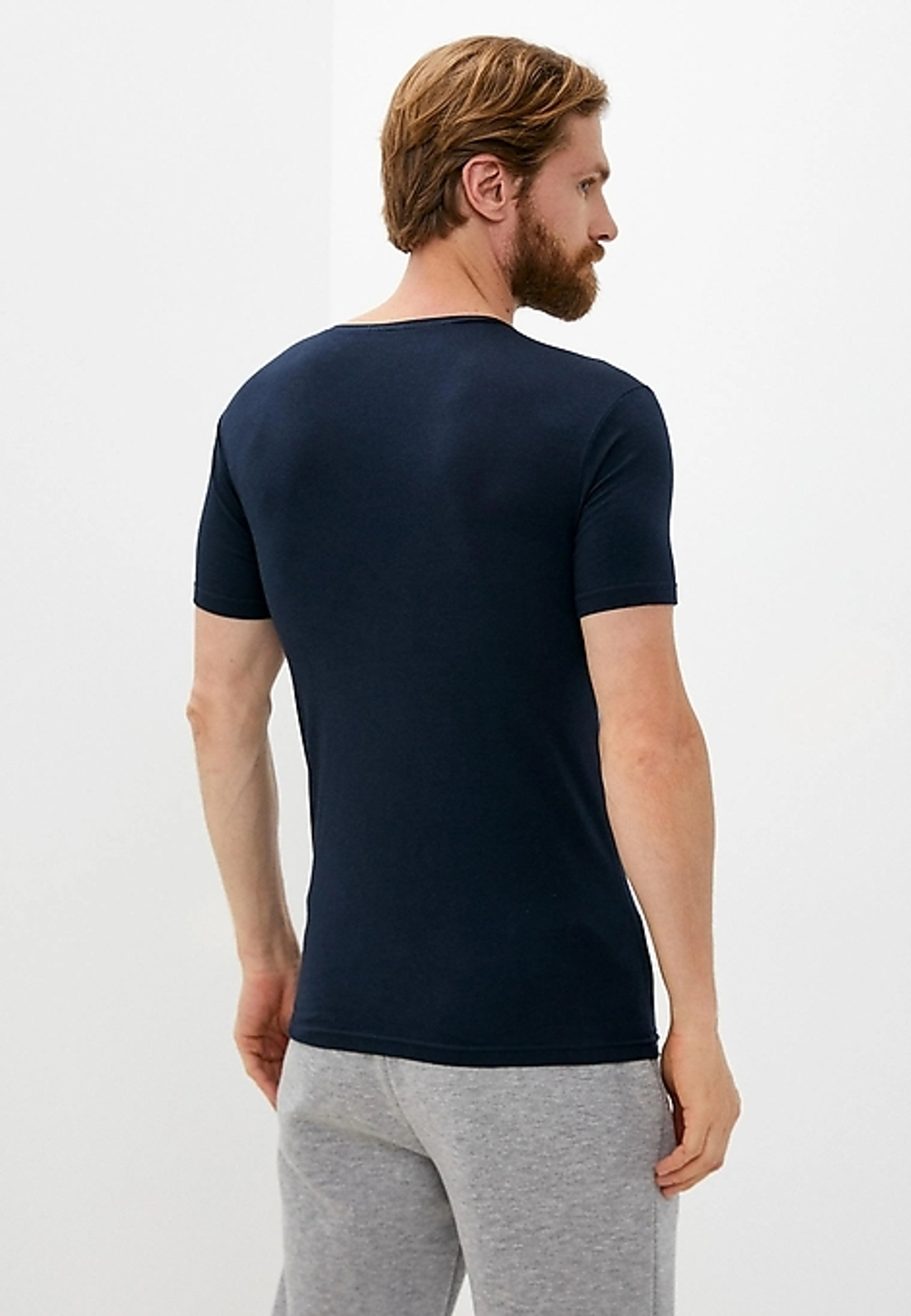 Футболка мужская темно-синий