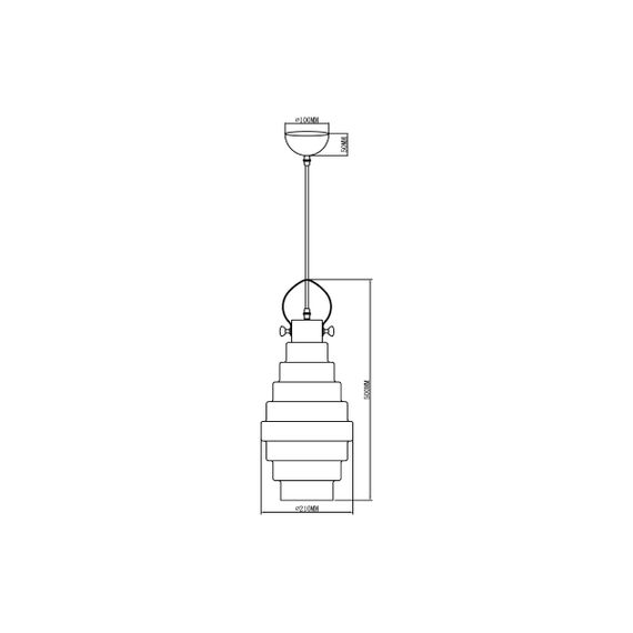 Подвесной светильник Vele Luce Genio VL5402P11