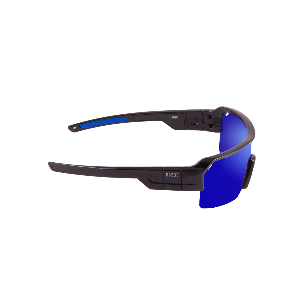 Спортивные очки OCEAN Race Matt Black / Revo Blue Polarized lenses
