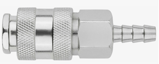 Быстросъем с клапаном/елочкой на  8мм PR-0729