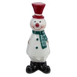 GAEM Фигурка декоративная "Снеговик", L3,5 W3,5 H9,5 см, 3в.
