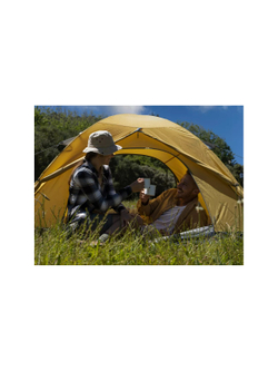 Палатка Naturehike P-Series 2-местная, алюминиевый каркас, желтая