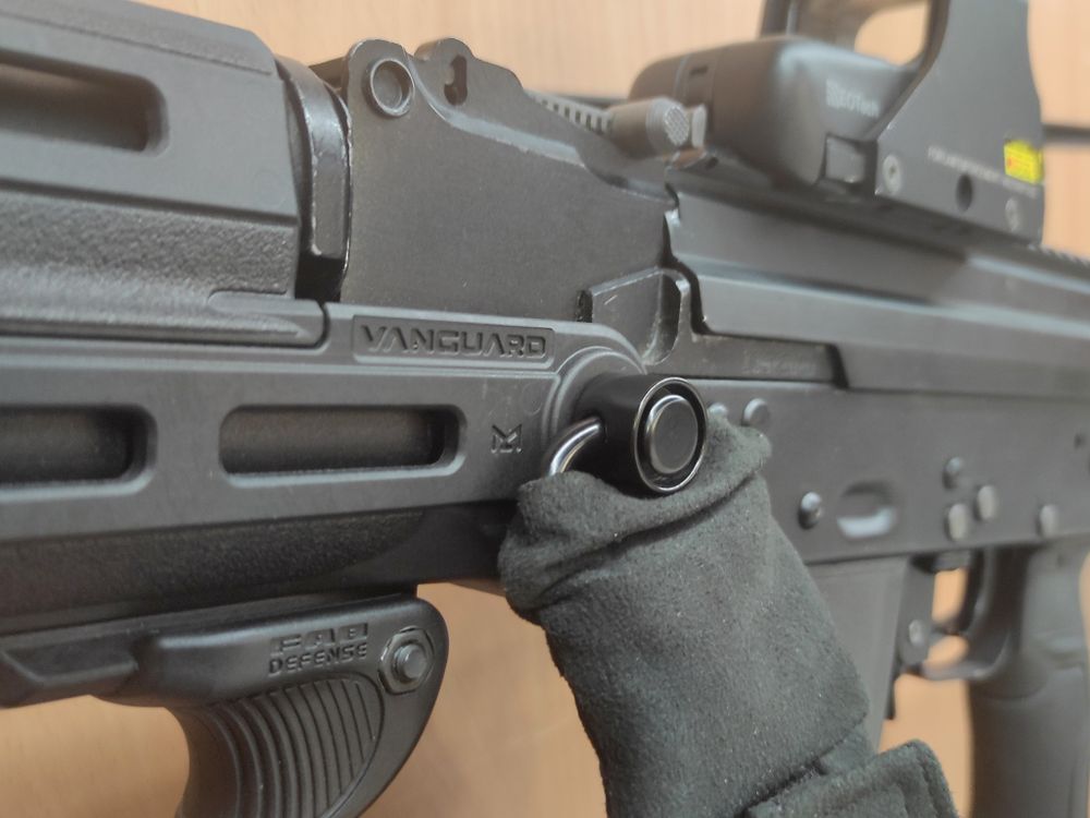 Двухточечный тактический ремень с карабином и антабкой, RUS Defense