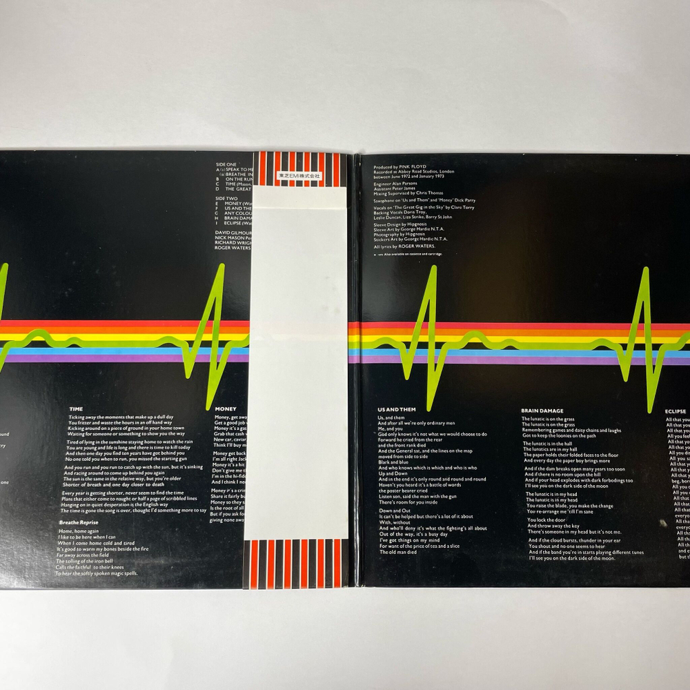 Винтажная виниловая пластинка LP Pink Floyd The Dark Side Of The Moon (Japan 1974) (Obi) Money