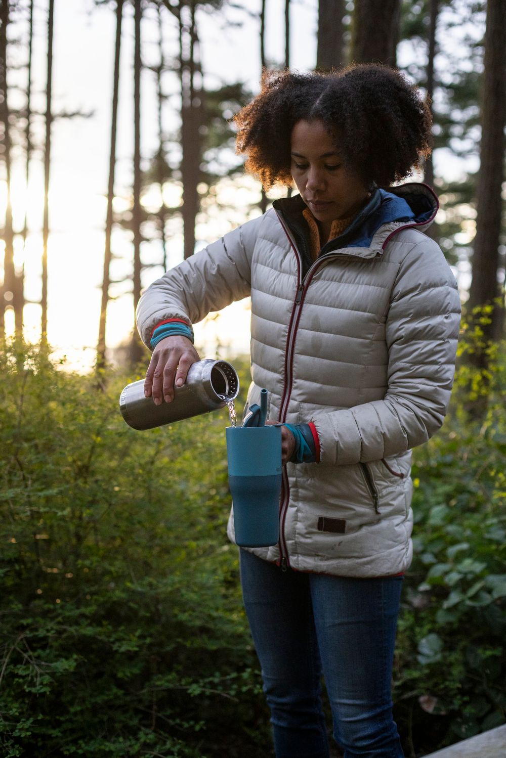 Термостакан Klean Kanteen Rise Tumbler 26oz Straw Lid (770 мл) Brittany Blue