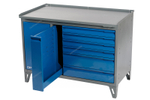 NORDBERG (NW207) Верстак слесарный 2-х тумбовый, 7 ящиков