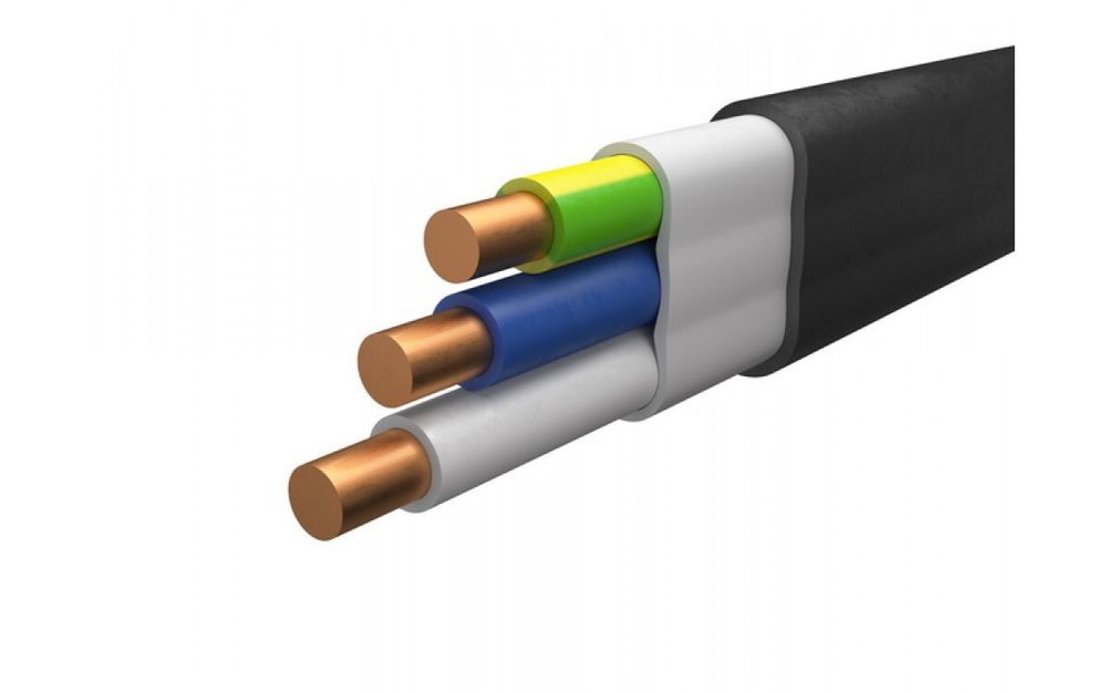 Кабель ВВГ-П нг(А)-LSLTx 3х4 ок(N, PE)-0,66 ГОСТ