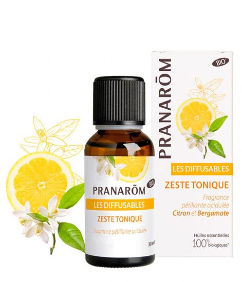 Смесь эфирных масел для ультразвукового диффузора Цитрус, Pranarom