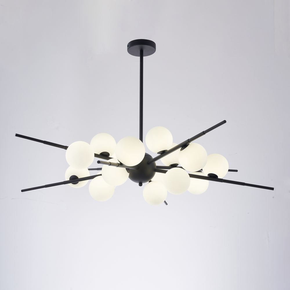 Люстра на штанге Cherry Bomb 16 balls black