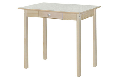 Стол обеденный (светлый мрамор, лак)