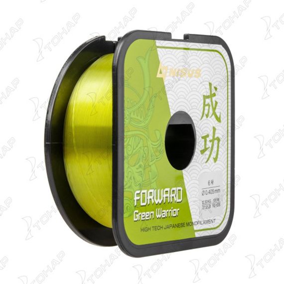 Леска FORWARD Green Warrior 0,405mm/100m Nylon (N-FGW-0405-100) Nisus