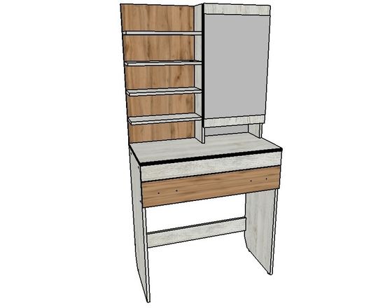 Стол туалетный ДЕПО-5 правый