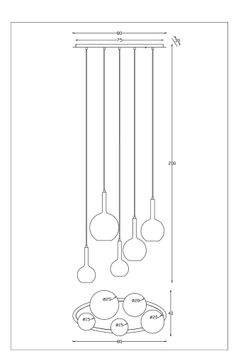 Подвесная люстра Arte Lamp