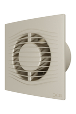 Вентилятор накладной SLIM D100 обр.клапан Ivory DICITI