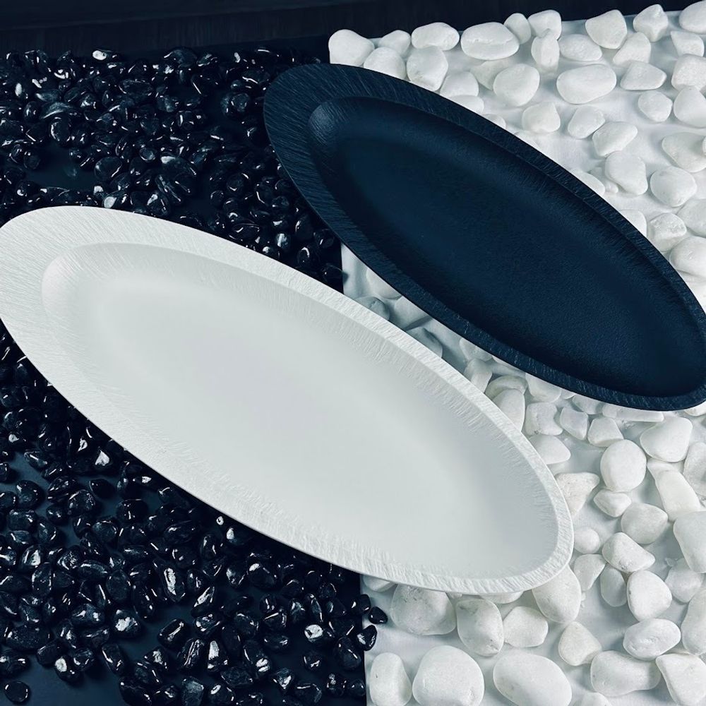 Lenardi 135-062 Набор из 2 овальных блюд 39,2/47см ЭФИОПИЯ в под.уп.(х8)Фарфор