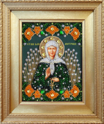 Принт-И14а Ткань с нанесенной авторской схемой Матрона Московская