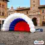 Надувная сцена для корпоратива «Русский праздник», 6×3×3 м